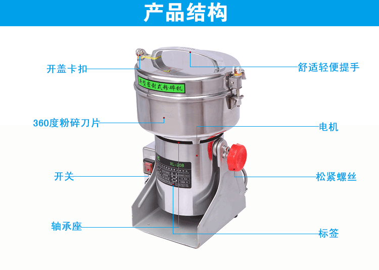 家用粉碎機(jī)結(jié)構(gòu)